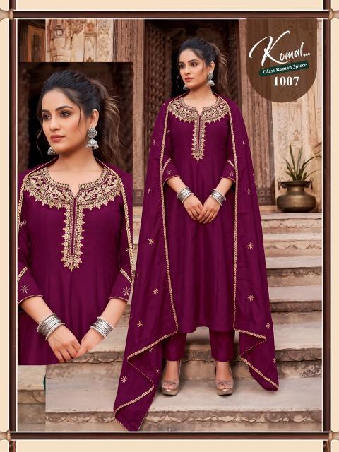 Desi kudi komal 3pcs kurties wholesaler in surat